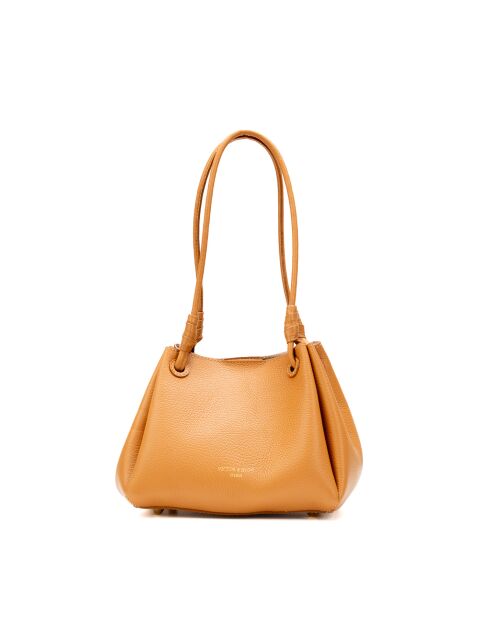 Sac porté épaule en cuir Dana camel