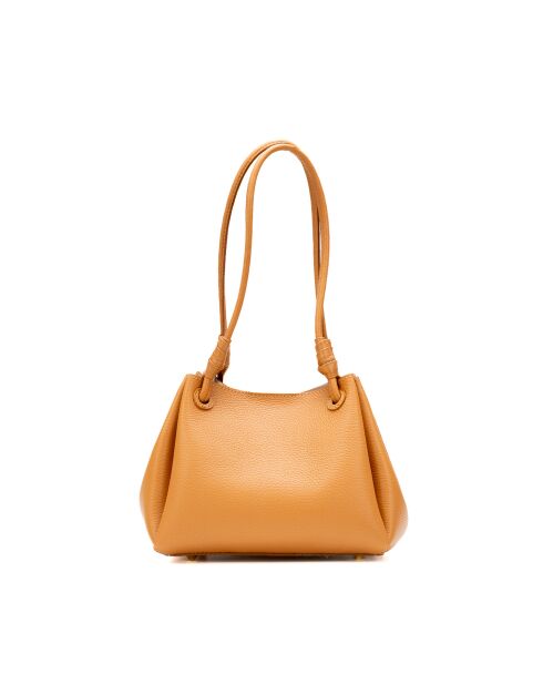 Sac porté épaule en cuir Dana camel