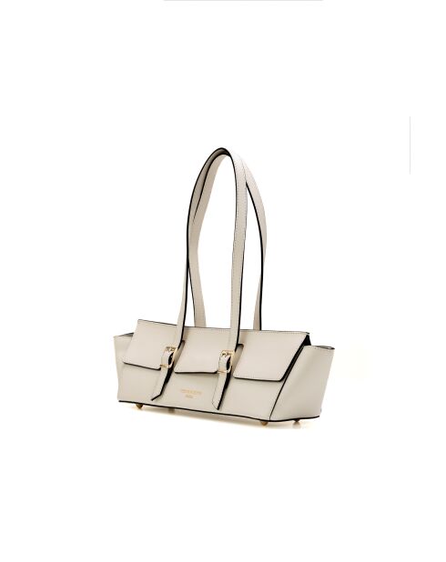 Borsa a tracolla Briana box in pelle beige