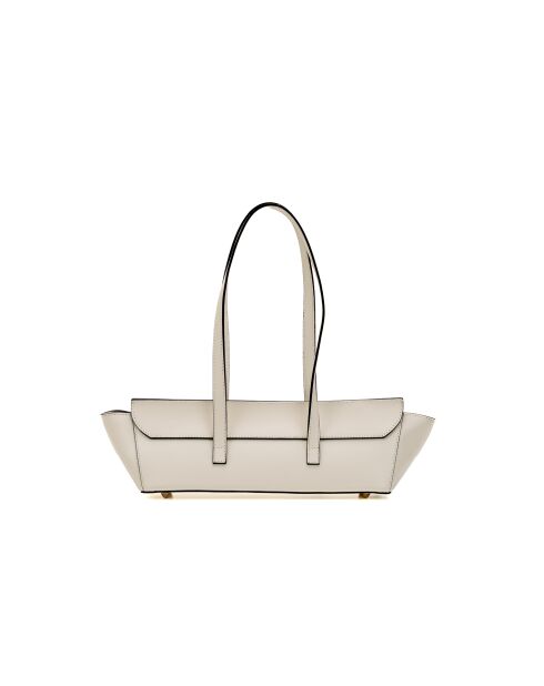 Borsa a tracolla Briana box in pelle beige