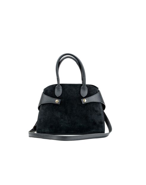Sac à main en cuir Clare noir - 31x24x16cm