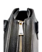 Sac à main en cuir Clare noir - 31x24x16cm