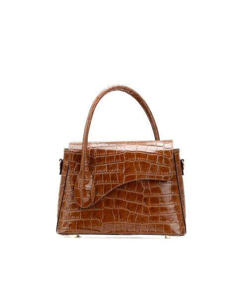 Sonia croco camel leren handtas