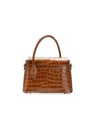 Sonia croco camel leren handtas