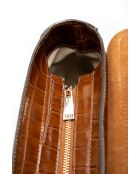 Sonia croco camel leren handtas