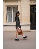 Sonia croco camel leren handtas