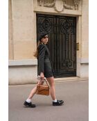 Sonia croco camel leren handtas