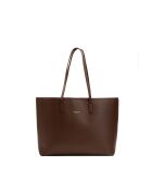 Sac cabas en cuir Cannes moka