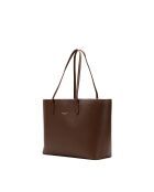 Sac cabas en cuir Cannes moka