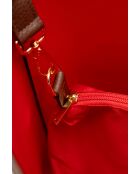 Sac cabas en cuir Cannes moka