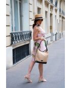 Sac porte epaule en cuir Luzia noir - 26 x34 x15cm