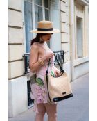 Sac porte epaule en cuir Luzia noir - 26 x34 x15cm