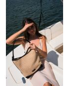 Sac porte epaule en cuir Luzia noir - 26 x34 x15cm