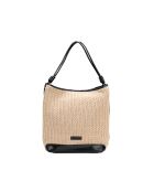 Sac porte epaule en cuir Luzia noir - 26 x34 x15cm