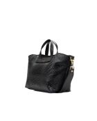 Sac à main en cuir Monaco noir - 43 x26 x14,5 cm