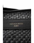 Sac à main en cuir Monaco noir - 43 x26 x14,5 cm