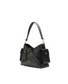 Sac porté épaule en cuir Kate noir