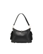 Sac porté épaule en cuir Kate noir