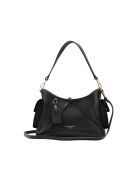 Sac porté épaule en cuir Kate noir