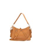 Sac porté épaule en cuir Kate camel