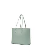 Sac cabas en cuir Cannes bleu