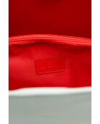 Sac cabas en cuir Cannes bleu