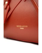 Sac porté épaule en cuir Kate terracotta