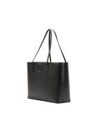 Sac cabas en cuir Cannes noir