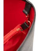 Sac cabas en cuir Cannes noir