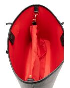 Sac cabas en cuir Cannes noir