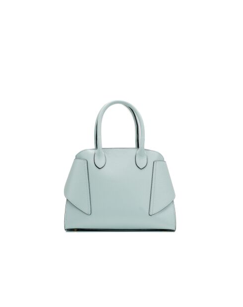 Sac à main en cuir Clare bleu ciel - 31x24x16cm