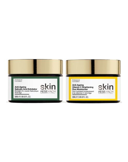 Kit Éclat de Peau Claire de Skin Research - 2x 50 ml