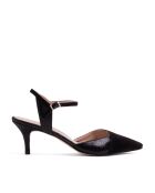 Zapatos de tacón Ca424 de gamuza negra - Tacón: 5 cm