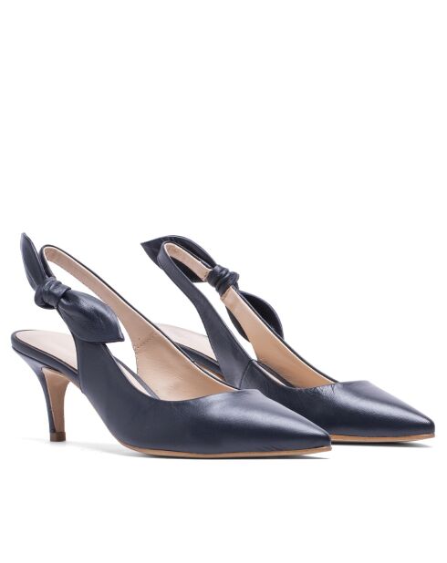 Escarpins 157668 Tibet marine - Talon : 6 cm