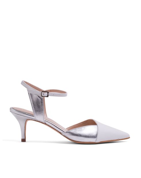 Escarpins en daim Ca424 Blancs - Talon :5 cm