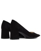 Allegria Piel de Suena Pumps aus schwarzem Veloursleder - Absatz: 6 cm