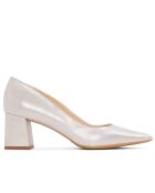 Allegria Suena Pumps aus puderfarbenem Veloursleder - Absatz: 6,5 cm