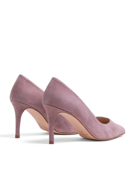 Escarpins en daim Ca-0089 nude - Talon : 8.5 cm