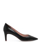 Zapatos de gamuza Microtew negros - Tacón: 6,5 cm