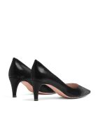 Zapatos de gamuza Microtew negros - Tacón: 6,5 cm