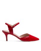 Escarpins en daim Ca424 rouges - Talon :5 cm