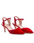 Escarpins en daim Ca424 rouges - Talon :5 cm