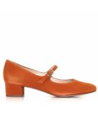 Ballerines en daim brique