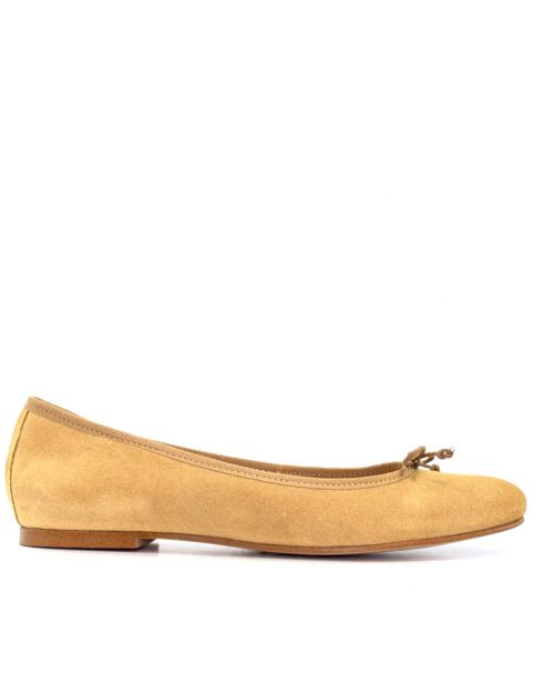 Ballerinas Ocre 286 aus Leder