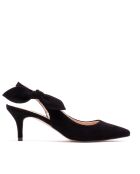 157668 décolleté nere in pelle scamosciata - Tacco: 6 cm