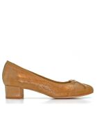 Ballerines à talon en cuir Boréal Champignon /Oro