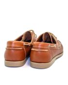 Calypso bruine leren bootschoenen