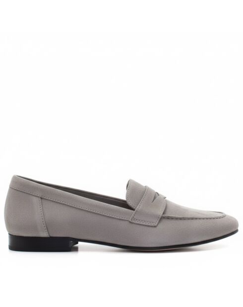 Mocassins en daim Ca-396 Masque gris
