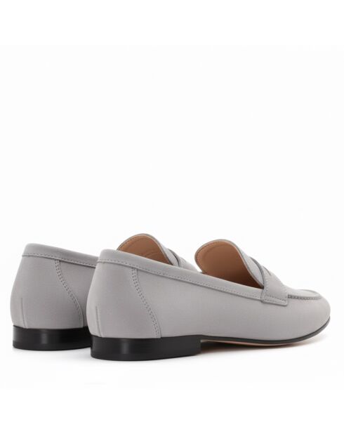 Mocassins en daim Ca-396 Masque gris