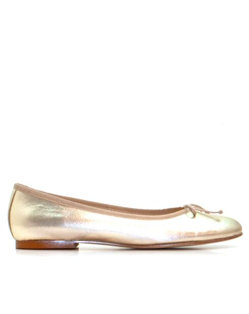 Ballerines Bimba dorées métalliques